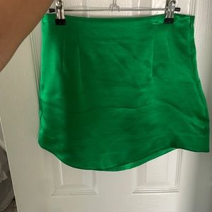 Zara satin mini skirt size medium